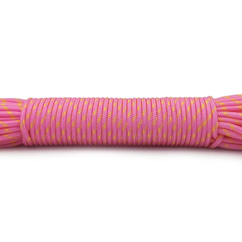 31 metras 100 pėdų skersmuo 3 mm vieno stovo šerdies lynas, skirtas išgyvenimui Parašiuto virvelė Palapinės virvė, skirta žygiams, stovyklavimui