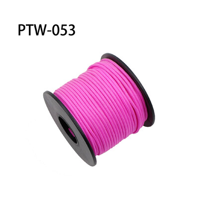 New Mil Spec Type I 3 toroane Miez 100 picioare (31 m) Snur de supraviețuire în aer liber Parașuta Snur Paracord cu diametru de 2 mm Bobină de micro cablu