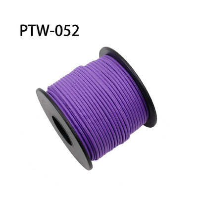 New Mil Spec Type I 3 toroane Miez 100 picioare (31 m) Snur de supraviețuire în aer liber Parașuta Snur Paracord cu diametru de 2 mm Bobină de micro cablu