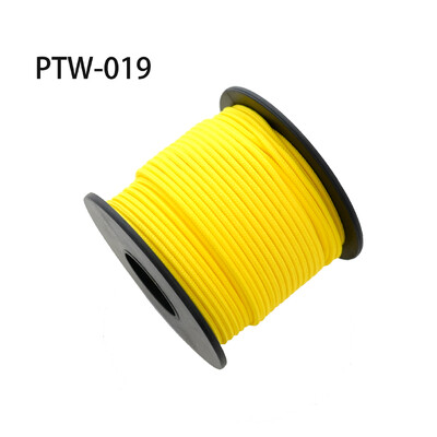 New Mil Spec Type I 3 toroane Miez 100 picioare (31 m) Snur de supraviețuire în aer liber Parașuta Snur Paracord cu diametru de 2 mm Bobină de micro cablu