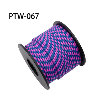 New Mil Spec Type I 3 toroane Miez 100 picioare (31 m) Snur de supraviețuire în aer liber Parașuta Snur Paracord cu diametru de 2 mm Bobină de micro cablu