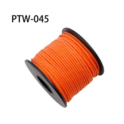 New Mil Spec Type I 3 toroane Miez 100 picioare (31 m) Snur de supraviețuire în aer liber Parașuta Snur Paracord cu diametru de 2 mm Bobină de micro cablu