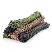 7 gyslų „Paracord“ laidas, 5 16 31 m, skersmuo 4 mm, skirtas išgyvenimui lauke, kempinguose.
