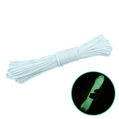 10 m Paracord 550 kempingo išgyvenimo švytinčios virvės diržas EDC švytintis parašiutas 9 dalijami lauko laido priedai Laipiojimo žygiai