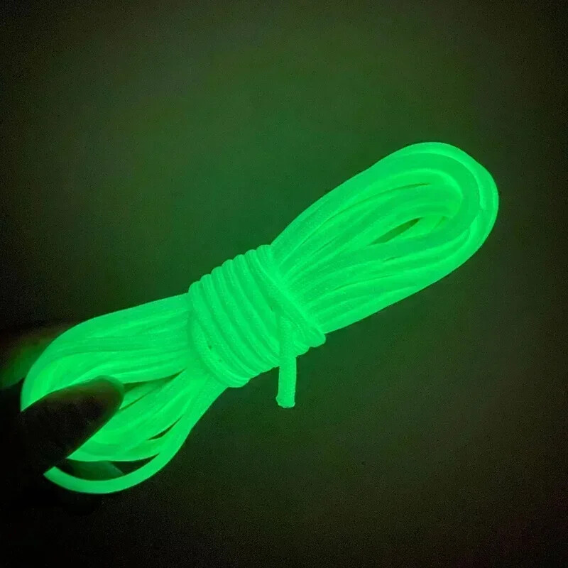 10m Paracord 550 Kampiranje Survival Glow Rope Layard EDC Glowing Padobran 9 Shares Outdoor Cord Dodaci Penjanje Planinarenje
