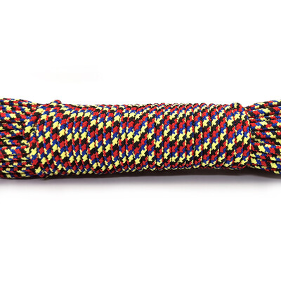 3 mm laido virvė parašiuto virvė, skirta laipiojimo išgyvenimo įrangai.