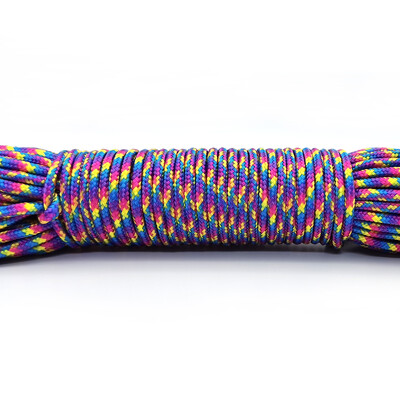 3 mm laido virvė parašiuto virvė, skirta laipiojimo išgyvenimo įrangai.
