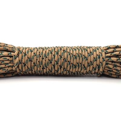 3 mm laido virvė parašiuto virvė, skirta laipiojimo išgyvenimo įrangai.