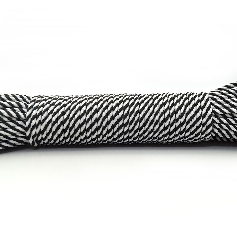 3 mm laido virvė parašiuto virvė, skirta laipiojimo išgyvenimo įrangai.