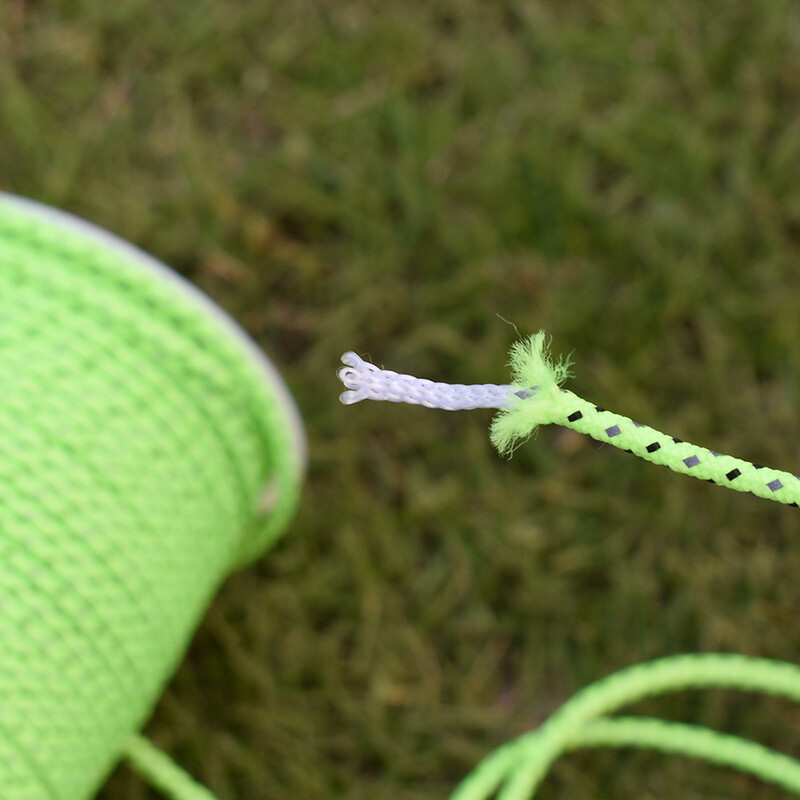 Paracord reflectorizant de 50 m, cordon de parașută de 2,5 mm, frânghie de supraviețuire pentru camping în aer liber, umbrelă durabilă, cort, cureaua pentru cureaua pentru rufe