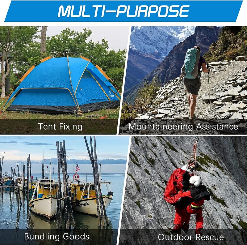 7 stovo šerdys 550 lb Paracord Survival Kit Camping Supervivencia Rope Outdoor Edc Camping Accessories Tactical Rope Cuerda Corda