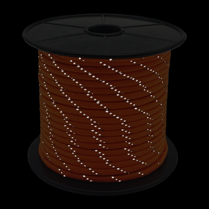 50M daugiafunkcinė lauko 7 gyslų skėčio virvė pinta virvė atspindinti išgyvenimą gelbėjimo skėčio virvė stovyklavimo skėčio virvė