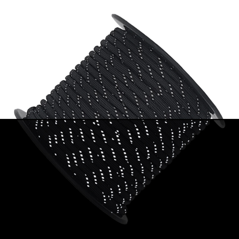 50M daugiafunkcinė lauko 7 gyslų skėčio virvė pinta virvė atspindinti išgyvenimą gelbėjimo skėčio virvė stovyklavimo skėčio virvė