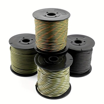 31M 10 πυρήνες paracord Πυρήνας αλεξίπτωτου Dia 4mm For Camping Survival Πολυλειτουργικά αξεσουάρ σκηνής πεζοπορίας