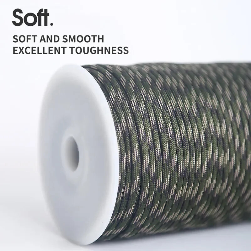 7 miezuri 550 cablu paracord 5 8 16 31 M Dia.4mm pentru supraviețuire camping în aer liber cordon parașuta cort drumeții accesorii cort