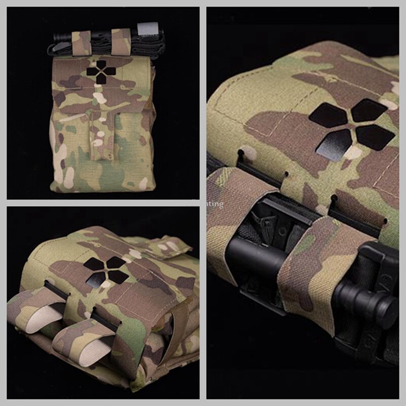 Suport pentru garou elastic în aer liber Accesoriu de urgență Suport tactic pentru curele elastice Unelte de mână MOLLE Husă pentru garou