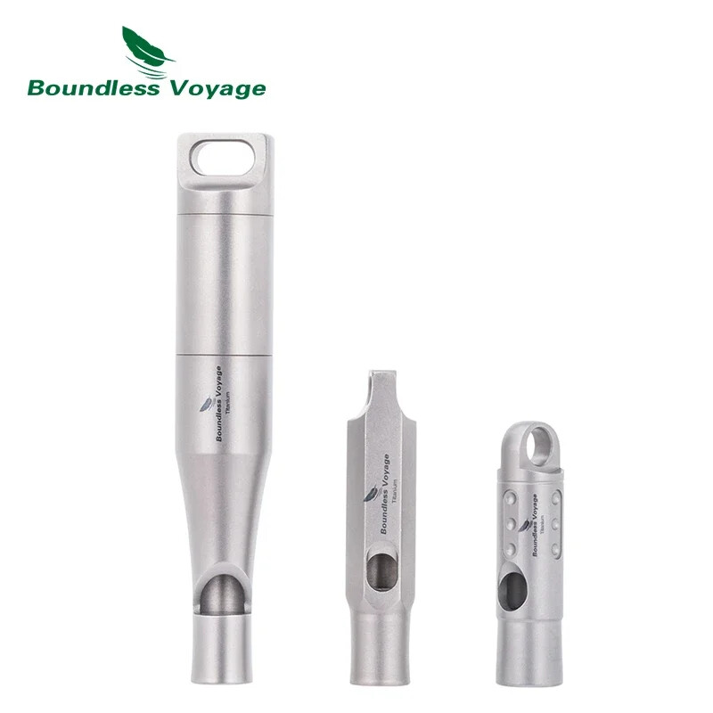 Beribės kelionės titano švilpukas avarinio išgyvenimo saugos švilpukai su virvele, skirta lauko stovyklavimo trenerių mokymui