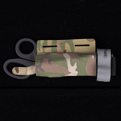 VULPO Tactical Tourniquet Holder TQ Holder Pouch Bag Ātrās pirmās palīdzības komplekta piederums