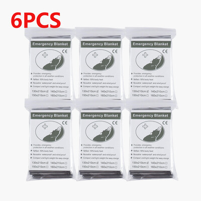 130x210 cm-es Mylar fólia hőszigetelő takaró melegen tart sürgősségi hővédő takaró testmeleget tartó ezüst fóliatakaró elsősegélynyújtáshoz