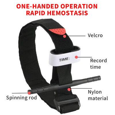 Lauko turniketų laikymo dėžutė, medicininė greito traukimo rankovė EDC krepšys pirmosios pagalbos rinkiniai Nailono rotacinis gelbėjimo tvarstis