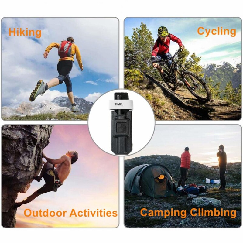 Lauko turniketų laikymo dėžutė, medicininė greito traukimo rankovė EDC krepšys pirmosios pagalbos rinkiniai Nailono rotacinis gelbėjimo tvarstis