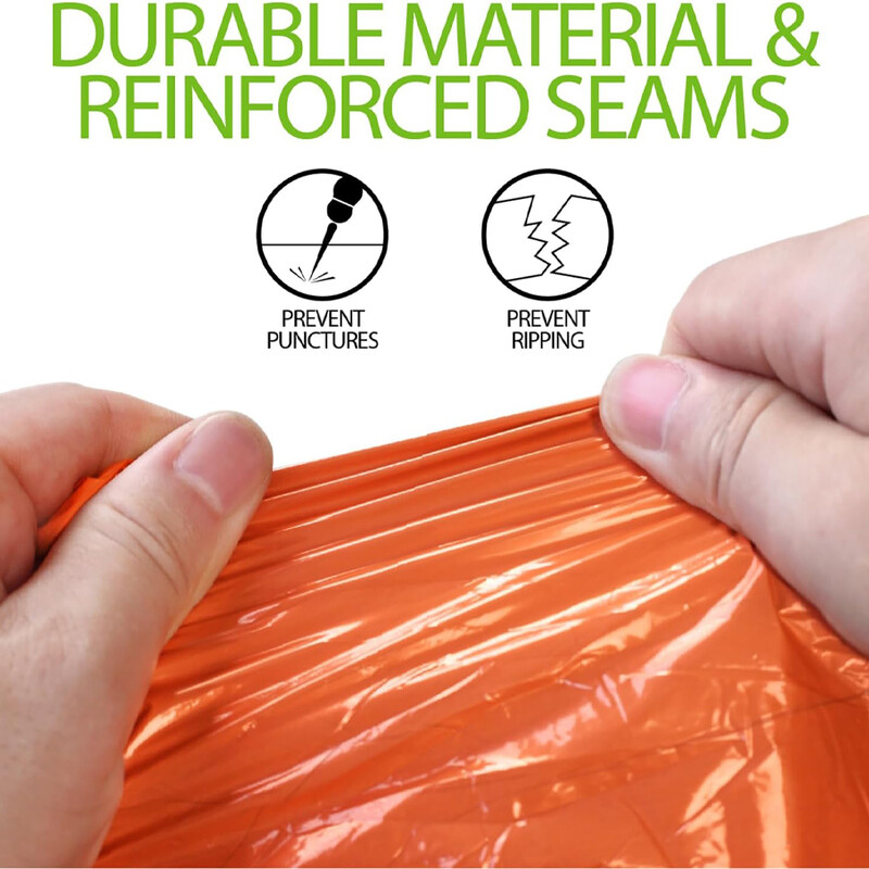 Túlélő esőkabát vészhelyzeti poncsó termikus vészhelyzeti takarók hordozható túlélőfelszerelés - nagy teherbírású, vízálló kempingfelszerelés