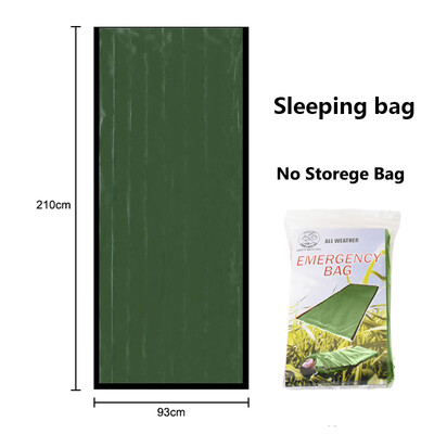 Vreća za spavanje za preživljavanje u hitnim slučajevima PE aluminizirana folija od 26 mikrona Kampiranje Planinarenje Vodootporna toplinska izolacija Šator deka za hitne slučajeve