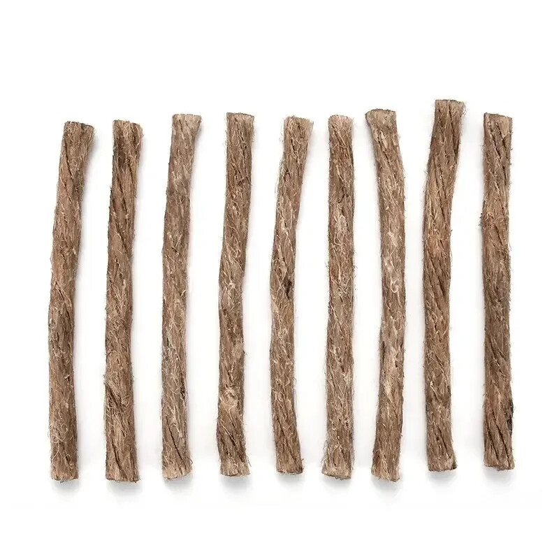 10 vnt bičių vaško kanapių virvės lauko stovyklavimo pikniko kepsninės reikmenys pirmosios pagalbos aksesuarai malkomis kūrenamas židinys uždegimo kanapių virvės