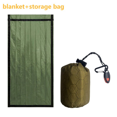 Sac de dormit de urgență Pături termice ultra mylar impermeabile Sac de dormit ușor de supraviețuire Păstrați căldura pentru drumeții în camping 