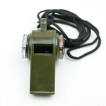 1/2/4PCS 3in1 Survival Whistle Mutifunction Лека свирка Термометър Компас за къмпинг туризъм и дейности на открито