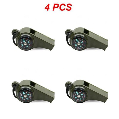 1/2/4Gb 3in1 Mutifunkcionāls izdzīvošanas svilpes kompass, viegls termometra kompass kempinga pārgājieniem un āra aktivitātēm