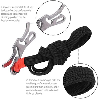 Vonkajší škrtidlo, obväz, nástroj na zastavenie krvácania, opasok na prežitie pri zraneniach, núdzové vybavenie, ochrana pri núdzových situáciách, vojenská záchranná turistika