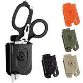 Taktinis žirklinis apvalkalas, sulankstomas žirklės, skirtas Leatherman Raptor lauko medicininės žirklinės makšties įrankiui