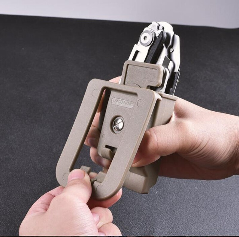 Taktinis žirklinis apvalkalas, sulankstomas žirklės, skirtas Leatherman Raptor lauko medicininės žirklinės makšties įrankiui