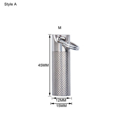 TIGLE Camping EDC kišeninis vandeniui atsparus piliulių buteliukas Titano lydinio piliulių dėžutė lauko daugiafunkcis įrankis Naujas