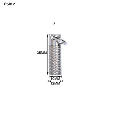 TIGLE Camping EDC kišeninis vandeniui atsparus piliulių buteliukas Titano lydinio piliulių dėžutė lauko daugiafunkcis įrankis Naujas
