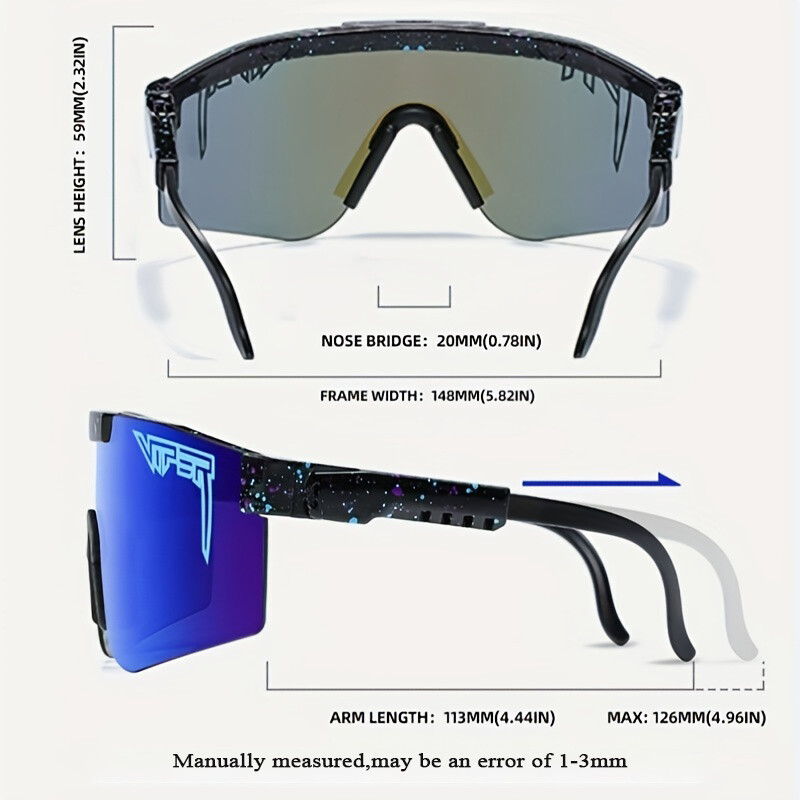 PIT VIPER Saulesbrilles Āra MTB vīriešiem Sievietēm Jauniešiem Pusaudžu Sporta Brilles UV400 Velosipēdu brilles Dāvanas festivālam