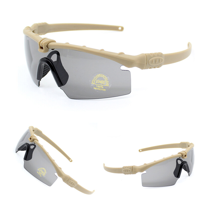 Lauko kariniai taktiniai akiniai UV400 apsauginiai akiniai, šaudymo iš pneumatiniai ginklai, apsauginiai akiniai medžioklei, poliarizuoti sportiniai akiniai nuo saulės