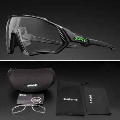 Kapvoe Fotochromatické Športové cyklistické okuliare pre mužov a ženy MTB Horské cestné cyklistické okuliare Cyklistické slnečné okuliare Oculos Ciclismo