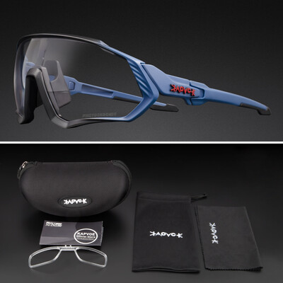 Kapvoe Fotochromatické Športové cyklistické okuliare pre mužov a ženy MTB Horské cestné cyklistické okuliare Cyklistické slnečné okuliare Oculos Ciclismo