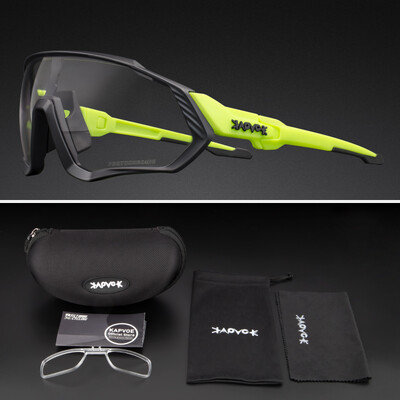 Kapvoe Fotochromatické Športové cyklistické okuliare pre mužov a ženy MTB Horské cestné cyklistické okuliare Cyklistické slnečné okuliare Oculos Ciclismo