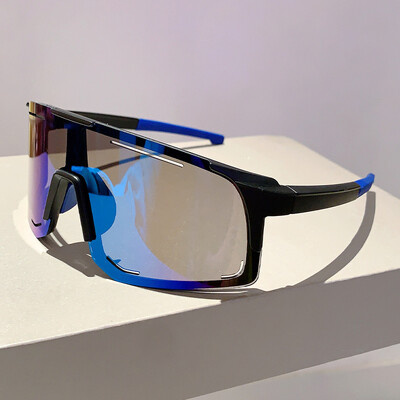 Dideli sportiniai akiniai nuo saulės, moteriški, vyriški, prabangūs prekės ženklo dizainerio akiniai nuo saulės Vintage punk slidinėjimo dviračių akiniai, atsparūs vėjui