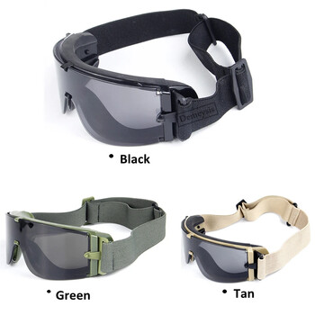 Airsoft Tactical Goggles Γυαλιά ηλίου Tactical Γυαλιά πεζοπορίας Γυαλιά Paintball εξωτερικού χώρου