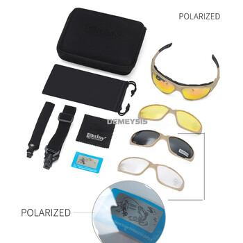 Γυαλιά Tactical Polarized Outdoor Shooting Γυαλιά Μηχανοκίνητης Ιππασίας Πεζοπορία Ορειβατικά Γυαλιά μοτοσικλέτας