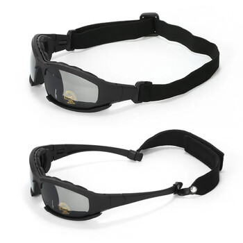 Γυαλιά κυνηγιού CS Airsoft Windproof Army Shooting Polarized Glasses HD 3 Lens Μοτοσικλέτα Ποδηλασία Ψάρεμα σε εξωτερικό χώρο ασφαλή γυαλιά