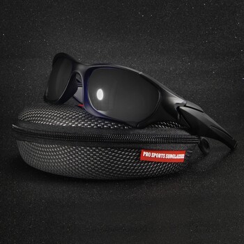 Queshark UV400 Anti Glare Polarized Camping Γυαλιά πεζοπορίας Ανδρικά Γυναικεία Αθλητικά γυαλιά ηλίου Golf Running Fishing Αθλητικά γυαλιά