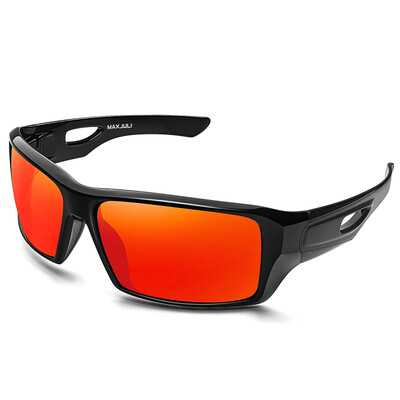 MAXJULI Polarizované slnečné okuliare s ochranou proti UV žiareniu pre mužov a ženy, 100% UV400 ochrana, okuliare na rybolov a šoférovanie, 8232
