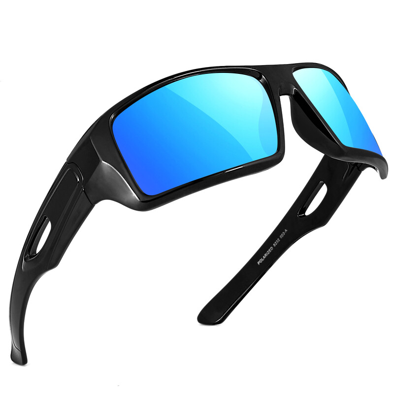 MAXJULI Polarizované slnečné okuliare s ochranou proti UV žiareniu pre mužov a ženy, 100% UV400 ochrana, okuliare na rybolov a šoférovanie, 8232