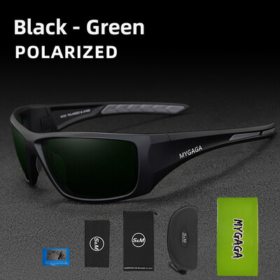 Mygaga Fishing Glasses Cycling UV400 MYGAGA Fashion Sportiniai akiniai nuo saulės Aukštos kokybės akių apsauga poliarizuoti vyriški akiniai nuo saulės M102
