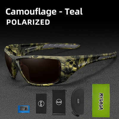 Mygaga Fishing Glasses Cycling UV400 MYGAGA Fashion Sportiniai akiniai nuo saulės Aukštos kokybės akių apsauga poliarizuoti vyriški akiniai nuo saulės M102
